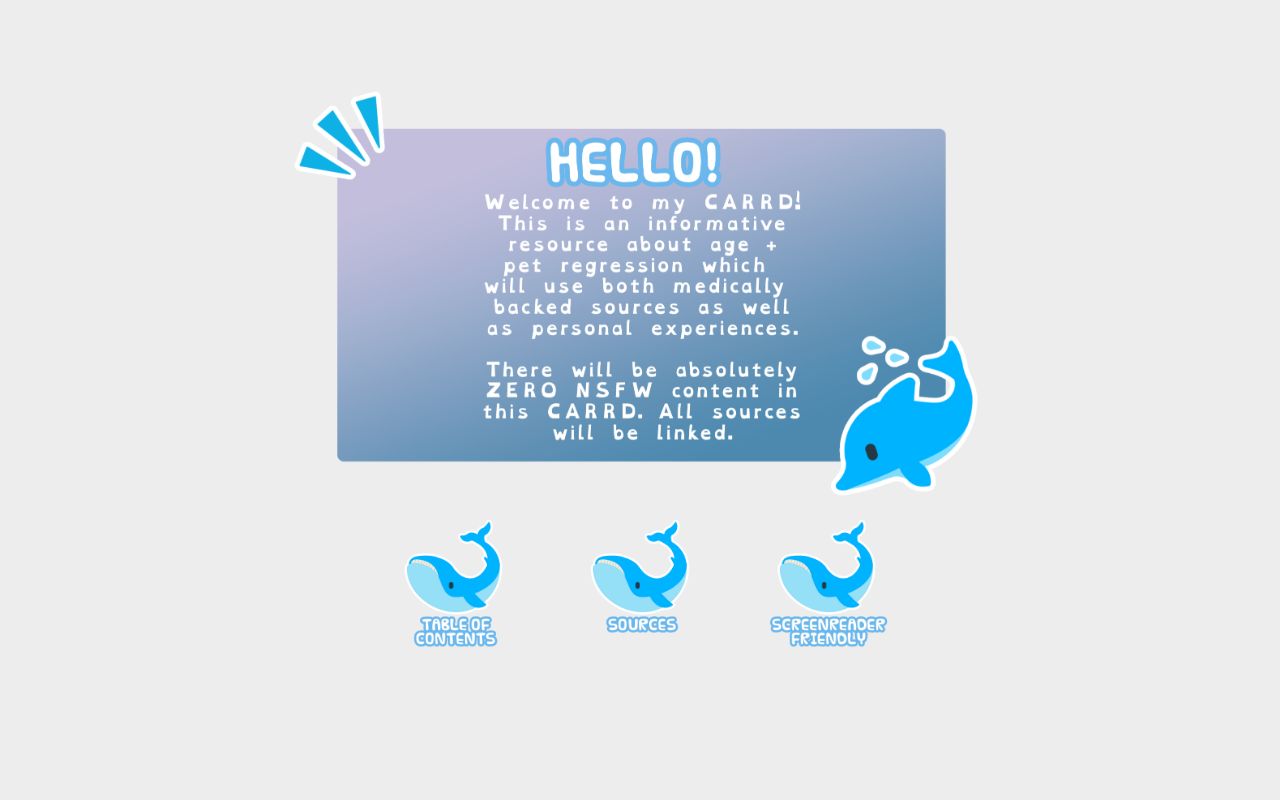 What is age / pet regression?